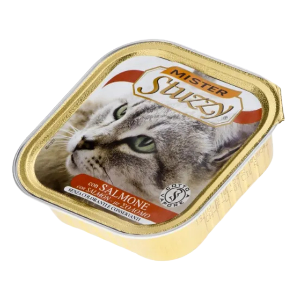 0108 Mr. Stuzzy cat lososs 100gr Mr.Stuzzy cat pašteta za mačke losos 100g - Slika 1
