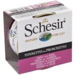 Schesir cat tuna i šunka 85g