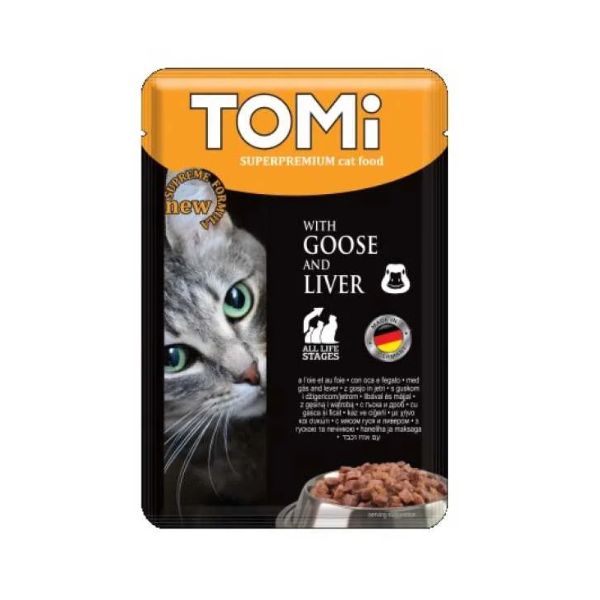 0206 TOMI sos cat guska,jetra 100g TOMI sos cat guska i jetra 100g - Slika 1