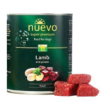 Nuevo psi Jagnjetina i krompir vlažna hrana za pse 400g