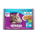 Whiskas kesice Multipack za mačke Adult Izbor ribe u želeu 4x85 g