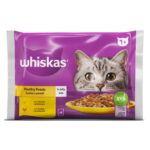 Whiskas Pure Delight Multipack za mačke Adult Izbor živine u želeu 4x85g