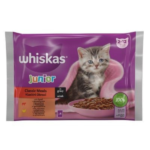 Whiskas kesice Junior Klasični Obroci Izbor mesa 4x85g