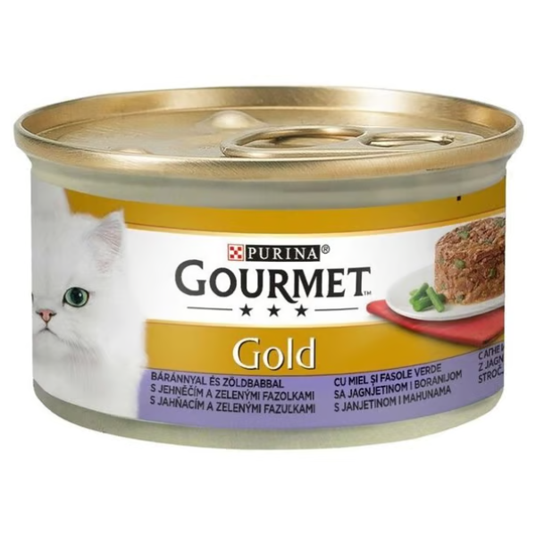 1902 GOURMET jagnjetina i grasak 85g GOURMET jagnjetina i grašak Konzerva za mačke 85g - Slika 1