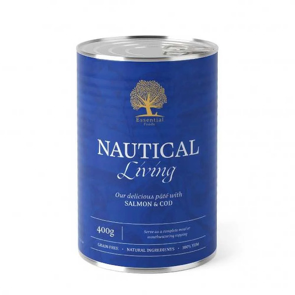 2550 ESSENTIAL Nautical Living Pate 400g ESSENTIAL Nautical Living Pate pašteta za pse 400g - Slika 1
