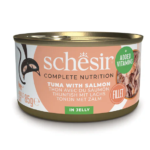 Schesir cat sa tunom i lososom u želeu 85gr