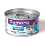 Gemon Mousse Sterilised Tuna i Svinjetina hrana za sterilisane mačke 5g