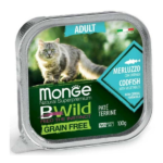 Monge BWild Cat pašteta Bakalar sa povrćem 100g