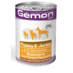 Gemon Dog Puppy&Junior komadići piletina&ćuretina u konzervi 415gr
