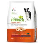 Hrana za pse-Trainer Natural Medium Adult – Piletina, riža i aloja vera (12kg)