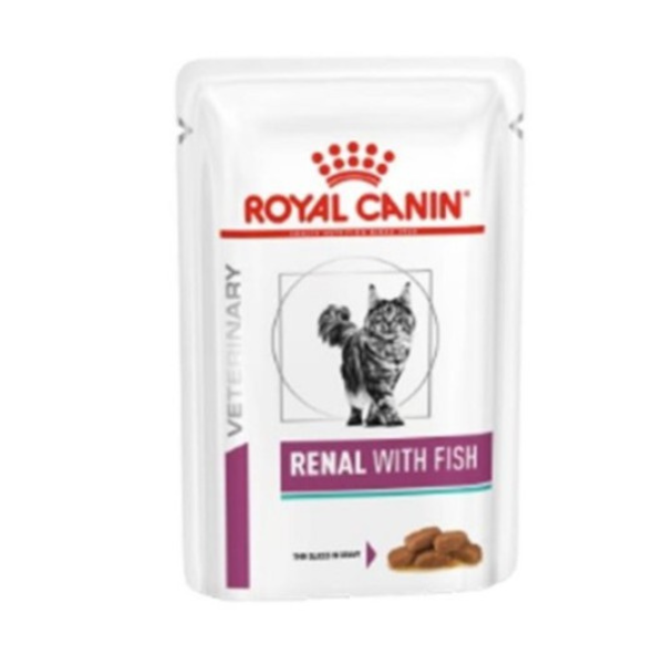 7416 Royal Canin Renal Fish 85g Royal Canin Renal Fish 85g vlazna hrana za mačke - Slika 1