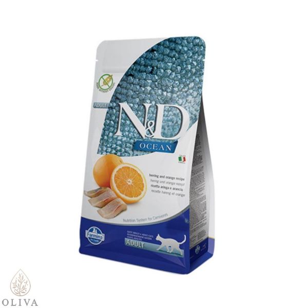 n-d-ocean-cat-herring-orange-5kg-1000x1000 (1) Hrana za mačke- N&D Ocean Cat Herring&Orange 5kg - Slika 1